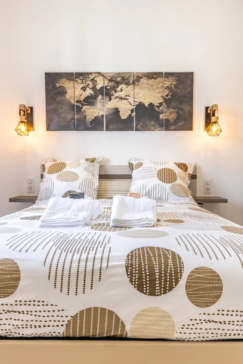 La chambre à la carte du monde