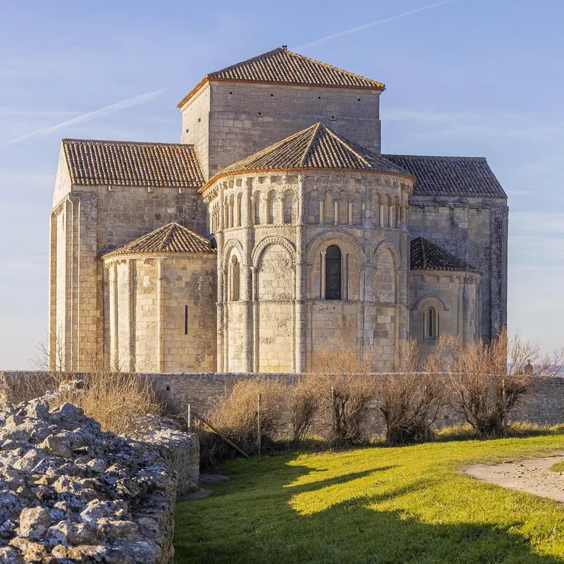 L’église Sainte-Radegonde de Talmont-sur-Gironde, au bord de l’estuaire