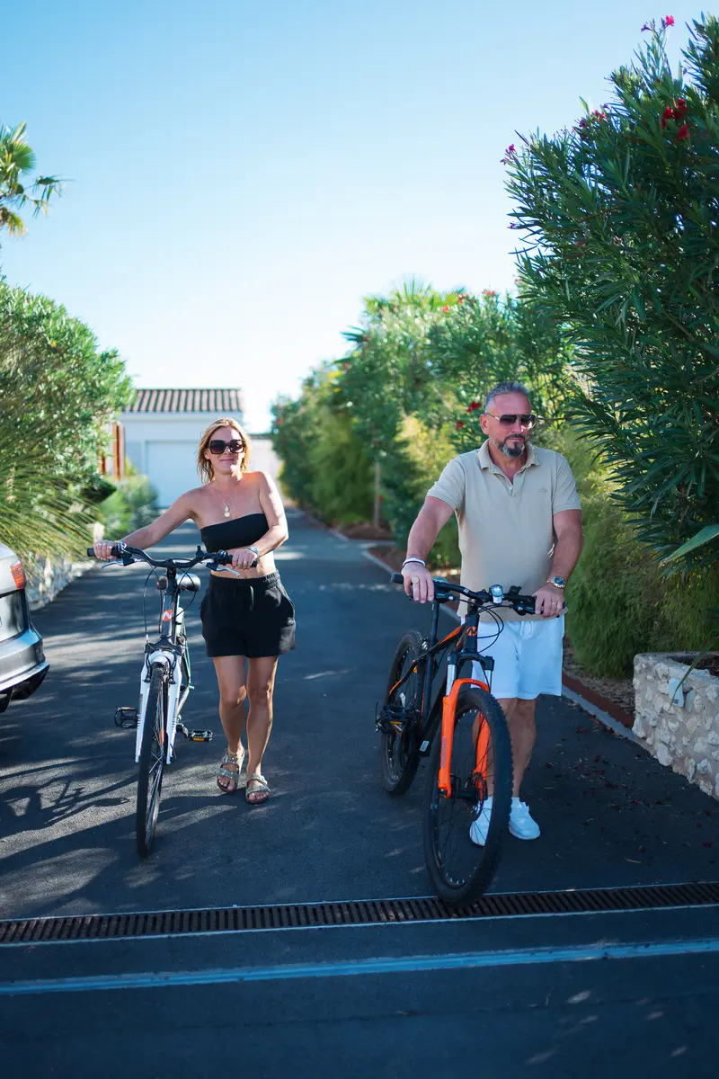 Les vélos mis à disposition des hôtes
